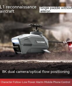 Four-channel Single Paddle Helicopter Drone For Aerial Photography Toy