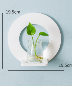 Creative Wall Hanging Wall Hydroponic Vase Hanging Transparent Flower Pot - Image 4