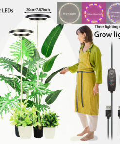 Alternative view of New Led Full-spectrum Plant Light, Household Timed Growth Light, Indoor Green Plant Supplementary Lighting Fixture, Angel Ring Light