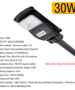 Alternative view of New Solar Integrated Street Light, Outdoor Solar Integrated Street Light, Rural Household Solar Light