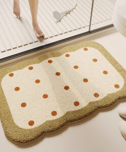 Thickened Plush Water-absorbent Bathroom Floor Mat
