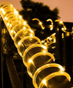LED Solar Tube Lighting Chain Courtyard Decoration