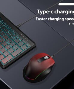 Alternative view of Wireless Bluetooth Dual-mode Charging Keyboard And Mouse Combination Suit Mute Ergonomic