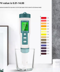 Alternative view of 7-in-1 Water Quality Test PenSGORP Water Quality Detector TDS Water-testing Pen