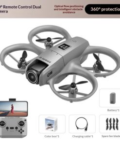 D16 Mini Drone Aerial Photography Dual-Camera Obstacle-Avoidance Racing Drone - Image 6