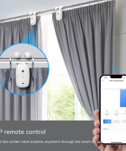 Alternative view of Wifi Curtain Robot Smart Home Roman Rod Electric Curtain Companion