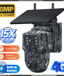Alternative view of 4G Trinocular Solar Camera 15x Zoom Camouflage