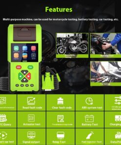 Motorcycle Diagnosis Equipment Fault Code Nozzle Detection With Data