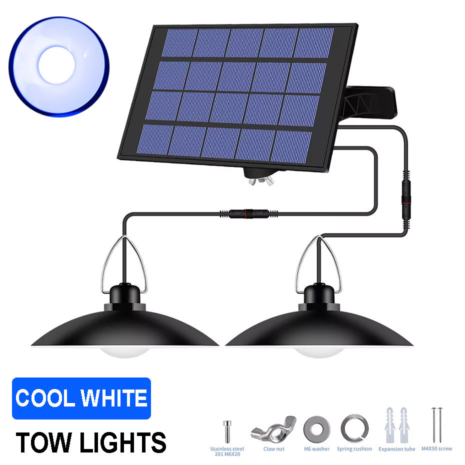 Lighting LED Solar Chandelier Outdoor Courtyard Waterproof - Image 7