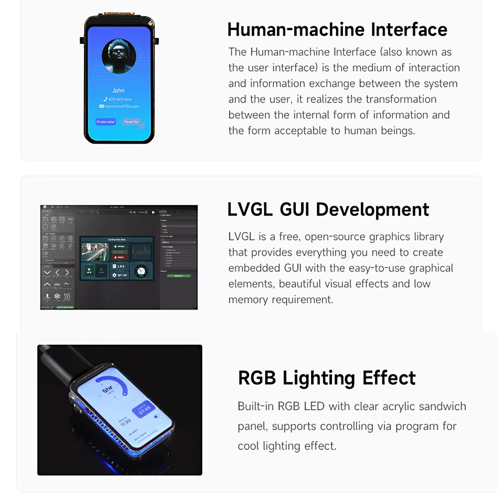 ESP32-C6 Iot Development Board Module LCD 1.47" Screen 2.4Ghz Wifi6 & Ble 5.0,For Arduino Iot Intelligent System - Image 5