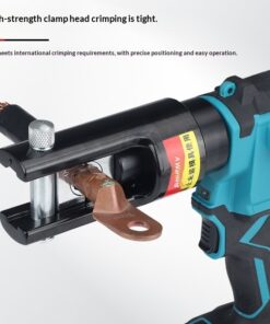 Compact Lithium-battery-powered Hydraulic Crimper Portable Wire Crimping Tool - Image 3