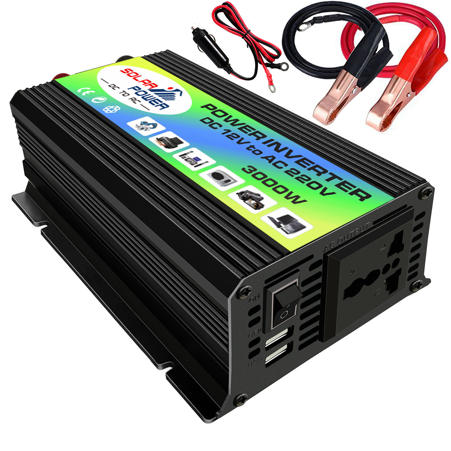 12V To 220V Vehicle Inverter - Image 4