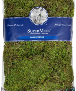 (25323) Forest Moss Preserved - Long-Lasting Natural Moss for Indoor/Outdoor Plants, Crafting, and Home Décor, 534 Cu In, Green