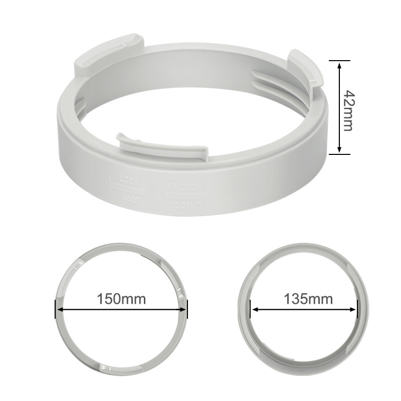 Air Conditioning Exhaust Pipe Exhaust Pipe Heat Exhaust Pipe Circular Interface Diameter 15CM Air Connector - Image 2