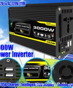 Inverter 12V To 220V110V3000W Vehicle Solar Power Conversion Inverter Off-grid High Frequency Correction