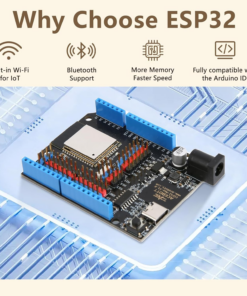 Alternative view of ESP32 Electronics Kit for Beginner,  STEM Learning Kit Compatible with Arduino IDE & Scratch & Python, Iot Programming Project Kit with Sensors, Breadboard, RGB Leds & 40+ Tutorials, 96PCS