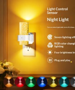 Plug-in Light-controlled Motion-sensor Night Light