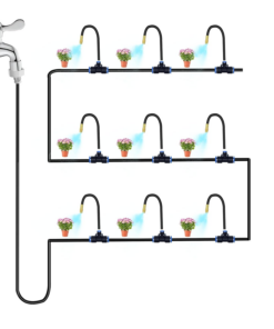 49.21Ft Drip Irrigation Kit System, 360° Bendable Garden Irrigation System - Image 8
