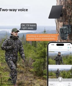 Outdoor Ultra-Clear Night Vision Wireless Remote PTZ Home Security Camera With 15x Zoom And Camouflage Design - Image 3