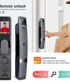 Alternative view of Face Recognition Anti-theft Fingerprint Password Smart Door Lock