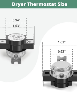 Alternative view of DC47-00017A Dryer High Limit Thermostat Replacement for Samsung Whirlpool