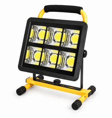 Solar Powered Rechargeable Battery Display Power Bank Function LED Flood Light W865C 15000mAh 7 Hour