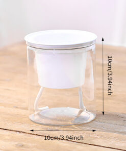Hollow Striped Self-priming Hydroponic Flowerpot - Image 4