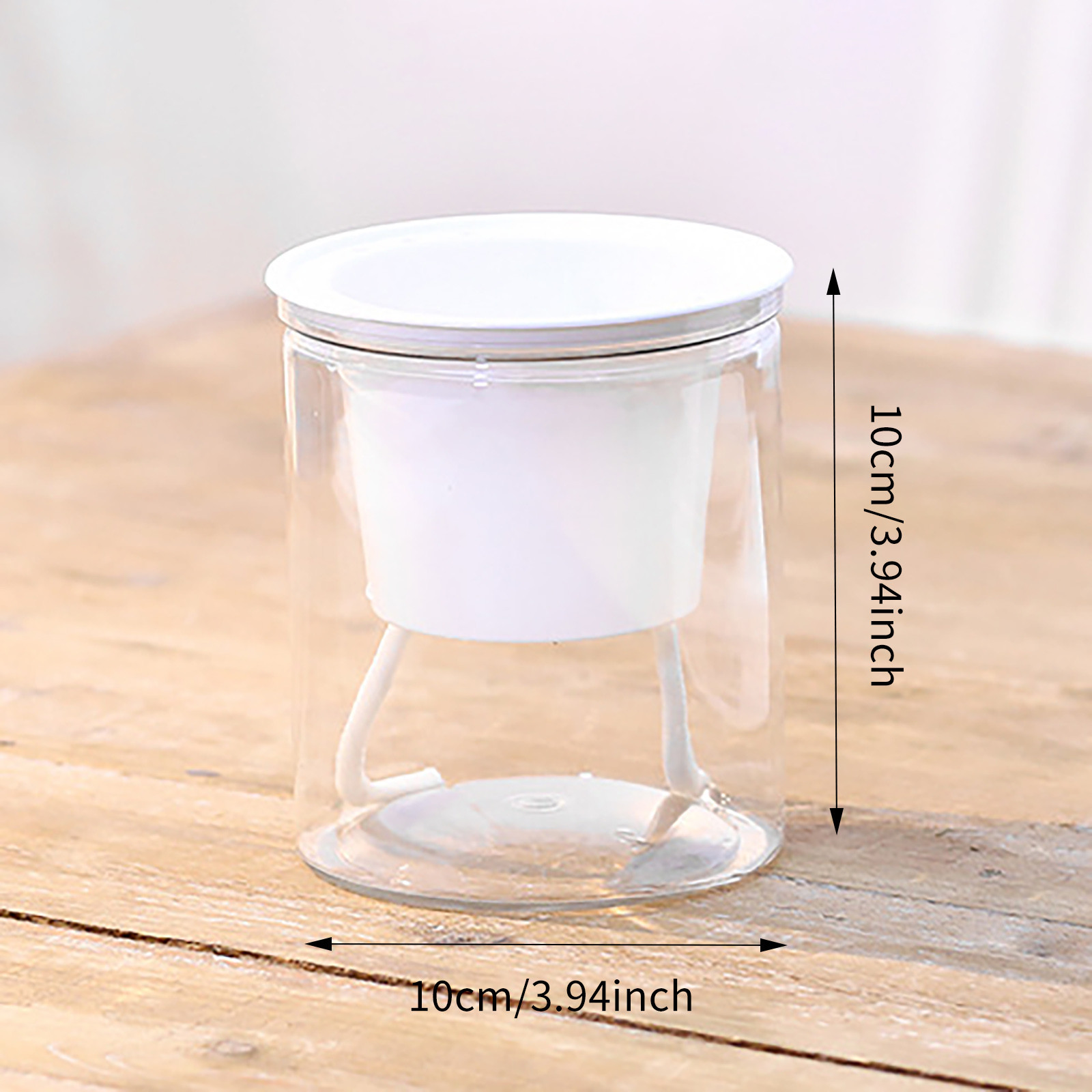Hollow Striped Self-priming Hydroponic Flowerpot - Image 4