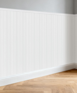 Wainscoting Wall Panels Kit,Ps Beadboard Wall Panels,Cover 39"X79",8Pcs