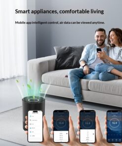 Alternative view of Smart Air Purifier With Mobile Wi-Fi And Negative Ions For Removing Formaldehyde