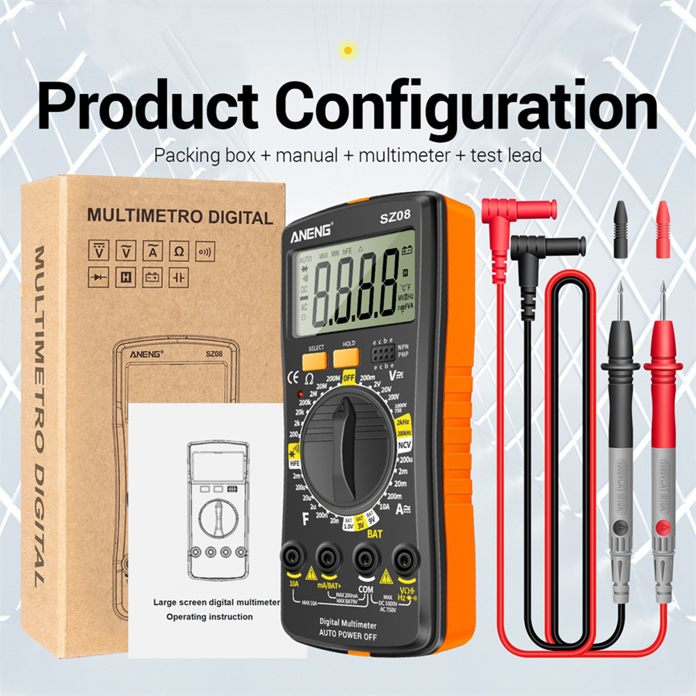 Ultra-thin Digital Multimeter Multifunctional Household Instrument - Image 4