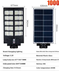 Home Outdoor Waterproof Lighting Integrated Human Sensor Solar Street Light - Image 6