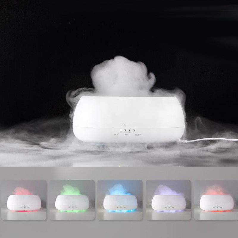 HOMEFISH Aroma Diffuser 500ml Ultrasonic Air Humidifier Colorful Light Fragrance Diffuser Essential Oil Diffuser For Home - Image 2