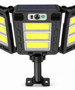 Solar Powered Rechargeable Motion Sensor COB LED Work Light 3000mAh For Auto W786 3 Street