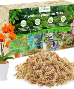 1.1LB Premium Sphagnum Moss for Plants- Natural Long Fiber Plant Moss