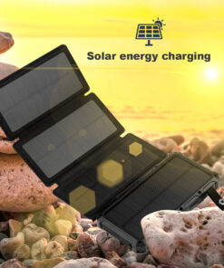 Alternative view of 20,000mAh Foldable Solar-Powered Power Bank With Wireless Charging