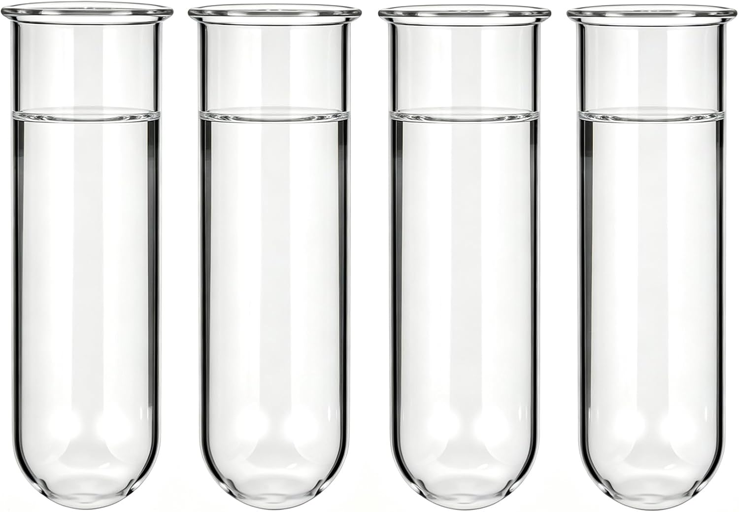 Plant Propagation Glass Test Tubes Accessories (Clear, 4.3 * 1.85)