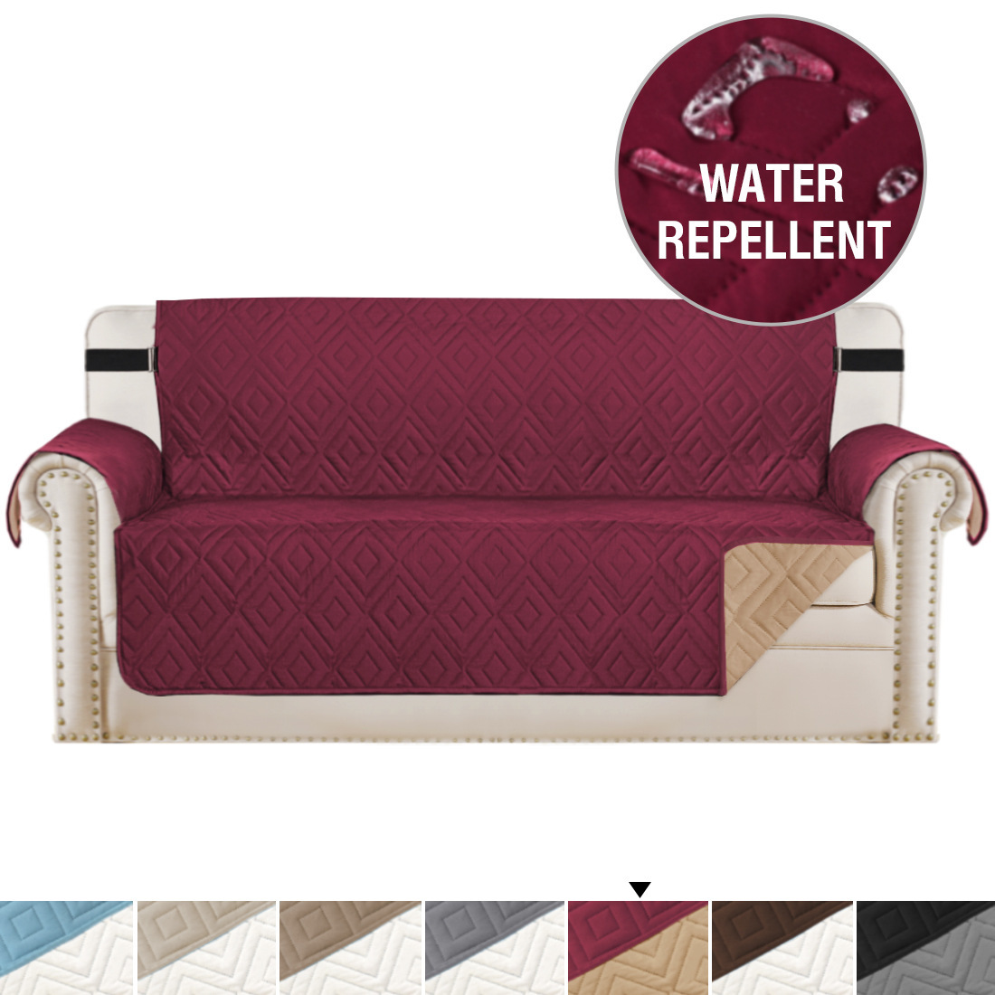 Recycled Grid Breathable Thickened Waterproof Pet Sofa Cushion - Image 7