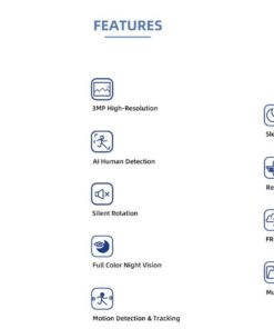 Alternative view of IMILAB A1 Camera 2K WiFi Camera Mi Home App Security Camera CCTV Vedio Surveillance Camera Baby Monitor Global Version