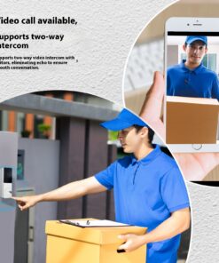 Alternative view of Smart Home WiFi Video Doorbell Camera Two-way Audio Intercom