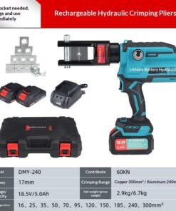 Compact Lithium-battery-powered Hydraulic Crimper Portable Wire Crimping Tool - Image 7