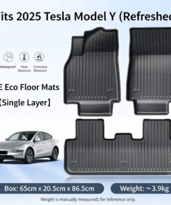 Custom Fit TPE Floor Mats Anti Slip Cargo Trunk Liner For New Refreshed Tesla Model Y, Special Car Trunk Mat