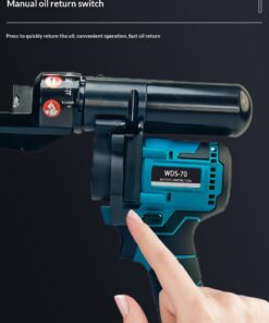 Alternative view of Lithium-battery-powered Handheld Hydraulic Crimper
