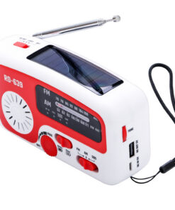 Alternative view of Solar Hand Crank Generator With Flashlight Function