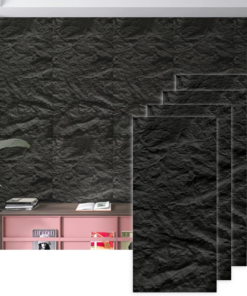 Faux Stone Wall Panel Rock Wall Panels Flexible Wall Panels Graphite Black