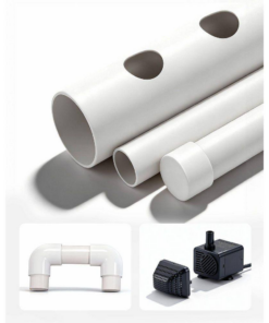 3-Tier Hydroponics Growing System 108 Sites Patio Irrigation Kit with Timed Irrigation - Image 3