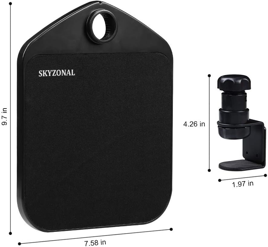 Ergonomic Mouse Platform under Desk Ergonomic Wrister Mouse Pad (Black) - Image 3