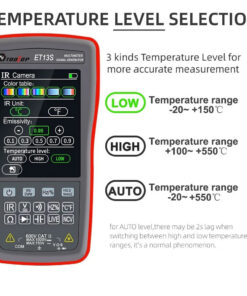 192192 Resolution Thermal Imaging 9999 Count Multimeter 2 In 1 - Image 6