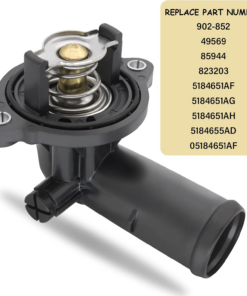 Alternative view of 5184651AH Thermostat Housing for 2011-2015 Dodge Durango 2011-2020 Jeep Grand Cherokee 2012-2018 Jeep Wrangler, Engine Coolant Thermostat Replaces# 05184651AF,902-852,5184651AG,5184651AF,5184655AD