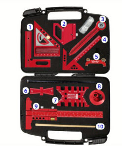 Alternative view of Carpentry Measuring Tool Kit With Storage Case